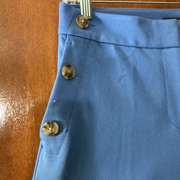 LOFT Blue Sailor Pant Size 8 - Picture 2 of 4